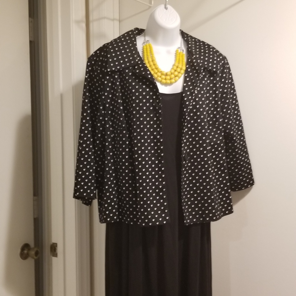 Lane Bryant Black & White Blazer